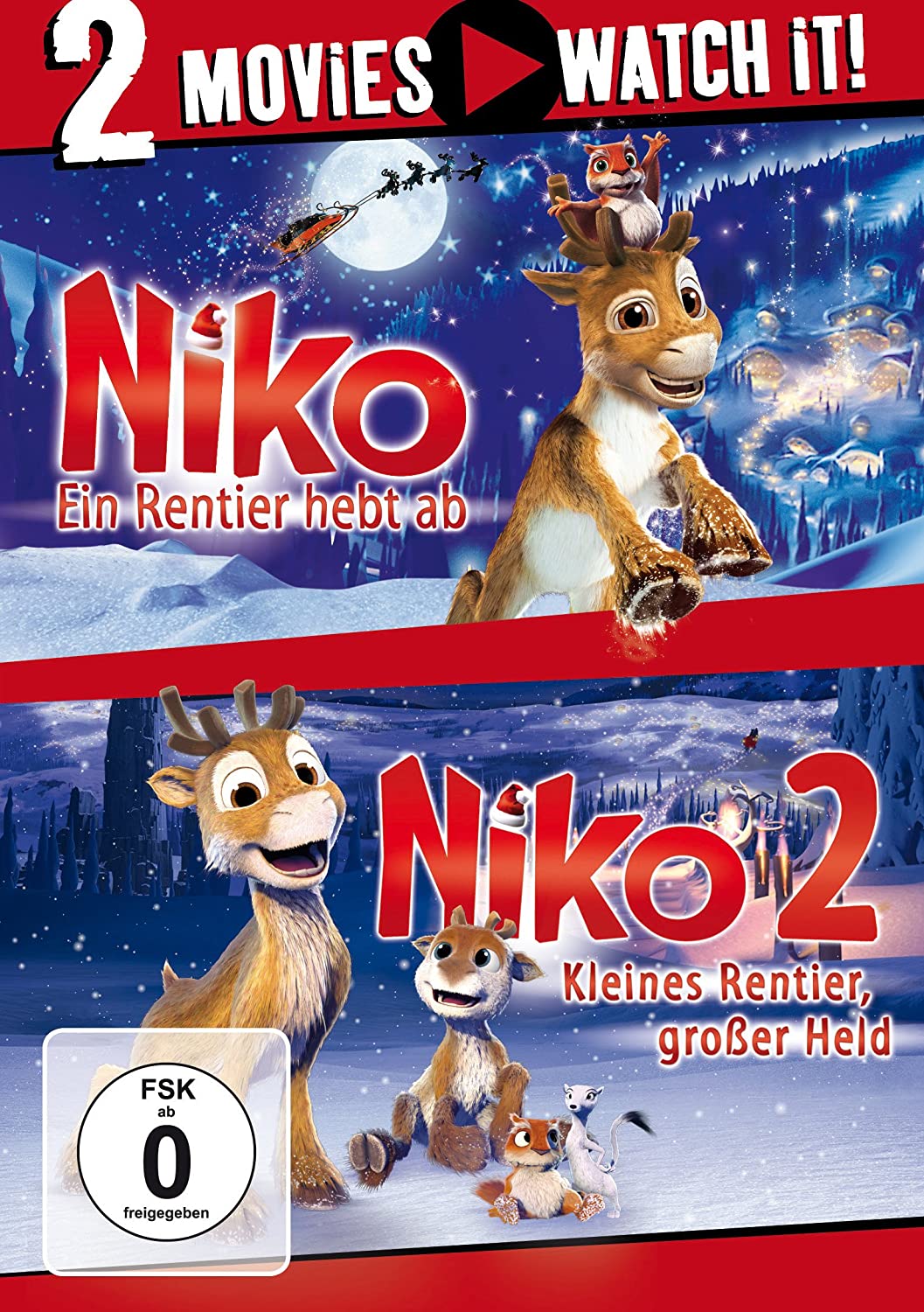 Niko - Ein Rentier hebt ab / Niko 2 - Kleines Rentier, großer Held