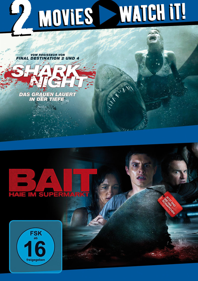 Shark Night - Das Grauen lauert in der Tiefe / Bait - Haie im Supermarkt