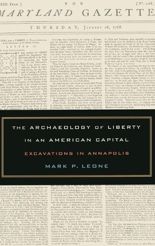 The Archaeology of Liberty in an American Capital