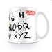 Pyramid International Stranger Things Ceramic Mug with Alphabet Lights Graphic in Presentation Box - Official Merchandise Single