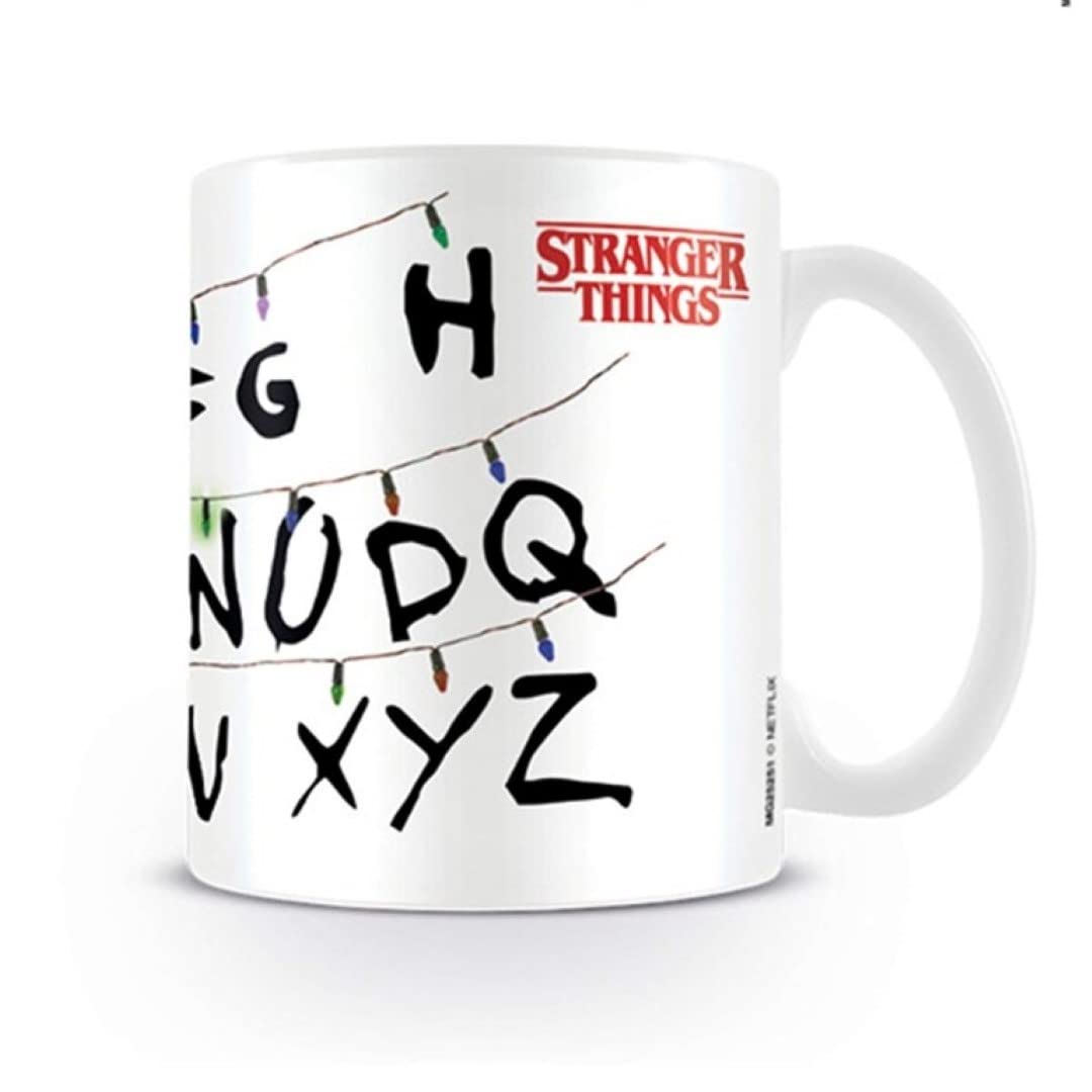 Pyramid International Stranger Things Ceramic Mug with Alphabet Lights Graphic in Presentation Box - Official Merchandise Single
