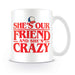 Stranger Things Ceramic Mug with She's Our Friend Design in Presentation Box - Official Merchandise