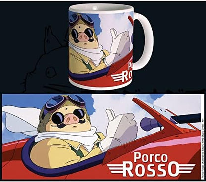 Studio Ghibli Semic SMUGGH06 3760226376767 Porco Rosso Mug, 34 cl