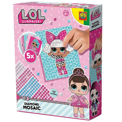 SES Creative L.O.L. Surprise - Mosaico de Diamantes, Pulseras y