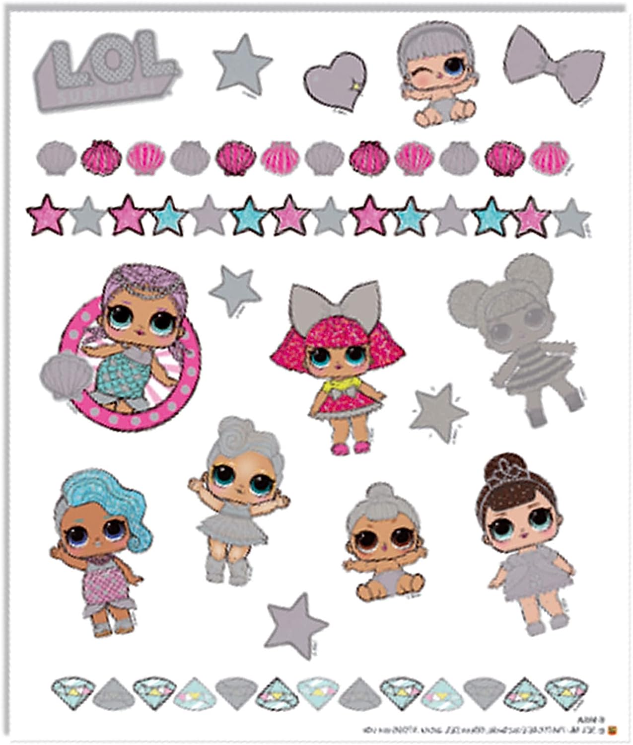 SES Creative 14192 L.O.L. Surprise L.O.L Metallic, Bunte