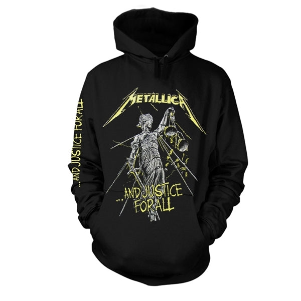 METALLICA - AND JUSTICE FOR ALL TRACKS BLACK (FOTL) Hooded Sweatshirt Small
