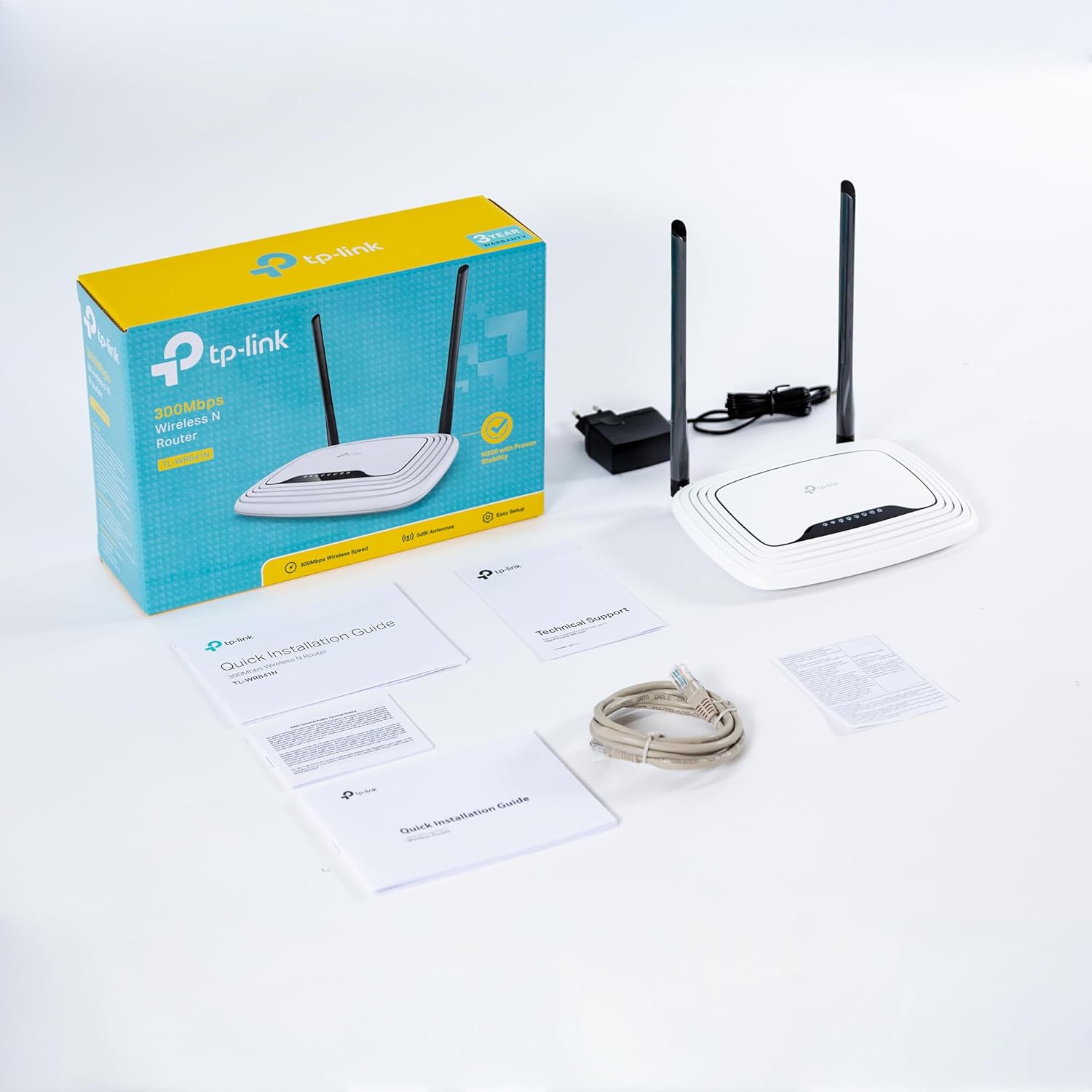 TP-Link TL-WR841N 300 Mbps Wireless N Cable Router, Easy Setup, WPS Button