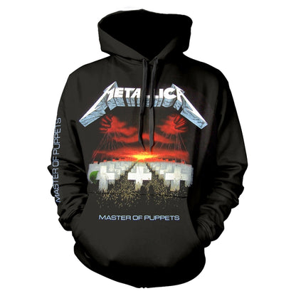 METALLICA - MASTER OF PUPPETS TRACKS BLACK (FOTL) Hooded Sweatshirt Large