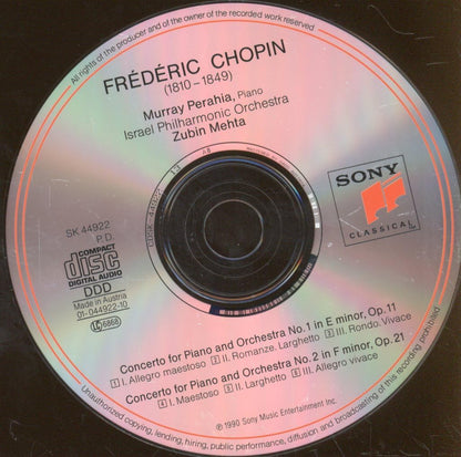 Chopin: Piano Concertos 1 & 2