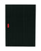 Black (Ondulo) A4 Unlined Notebook
