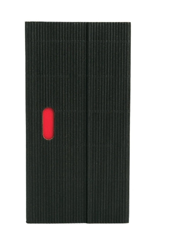 Black (Ondulo) B6.5 Lined Notebook
