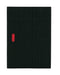 Black (Ondulo) A5 Unlined Notebook