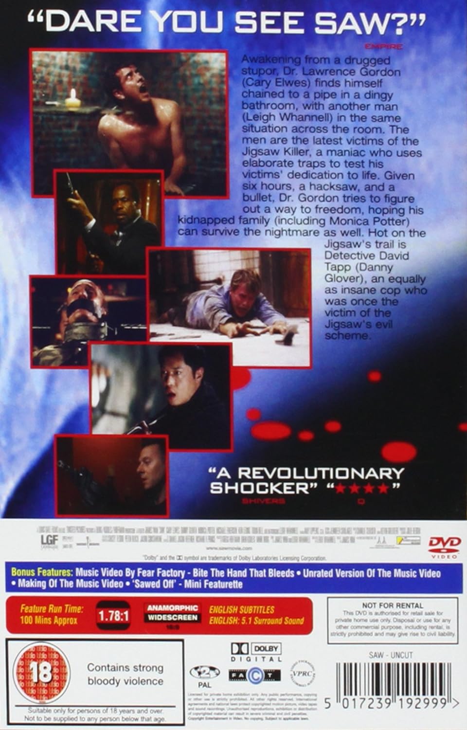 Saw (Uncut, Theatrical Version)