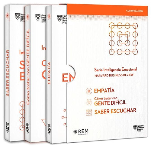 Serie Inteligencia Emocional Hbr. Estuche Comunicación 3 Vols.: Cómo Tratar Con Gente Difícil, Empatía, Saber Escuchar (Slip Case Dealing with Difficult People, Empathy, Mindful Listening Spanish Edition)