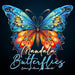 Mandala Butterflies Coloring Book for Adults