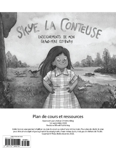 Skye la conteuse plan de cours