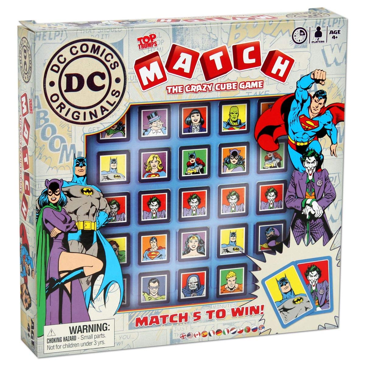 DC Superheroes Top Trumps Match Board Game Dc Comics Top Trumps Match Board Game