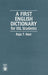 A First English Dictionary