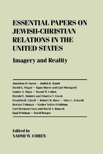 Essential Papers on Jewish-Christian Relations in the United States