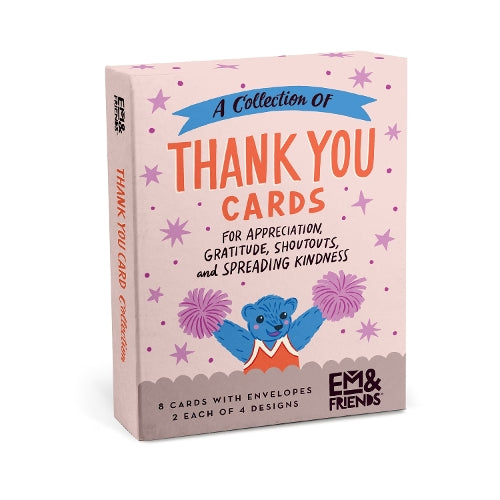 Em & Friends Boxed Thank You Cards, Box of 8 Assorted