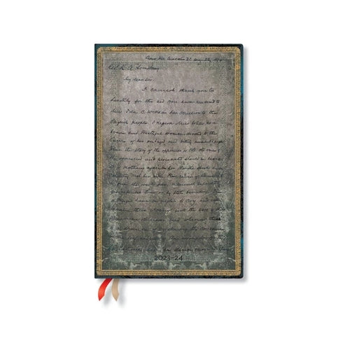 Paperblanks 18-Month Softcover Flexi Diaries 2023-2024 Frederick Douglass, Letter for Civil Rights | Vertical | Maxi (135 × 210 mm