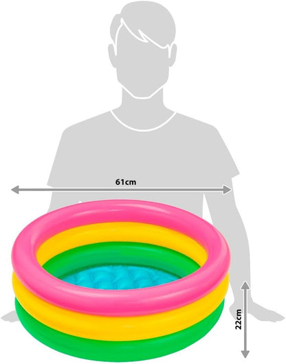 Intex - Zwembad Sunset Glow 3-ring 61x22cm