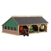 Kids Globe Large Wooden Farm Shed For Tractors (Scale 1:87),Multicolor,30 x 16.7 x 11.9 cm