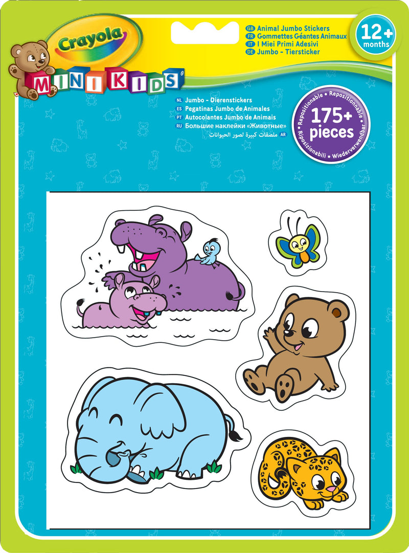 Crayola Naklejki Jumbo zwierzeta