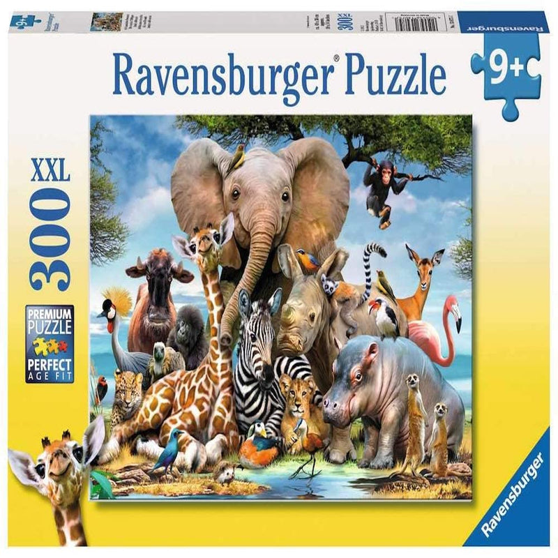 Ravensburger - Puzzle con diseño de Cachorros de Africa, 300 Piezas (13075 7