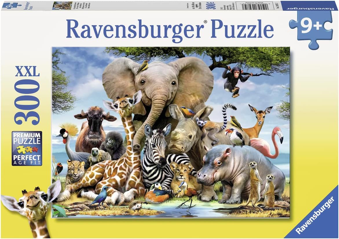 Ravensburger - Puzzle con diseño de Cachorros de Africa, 300 Piezas (13075 7