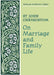 On Marriage and Family Life