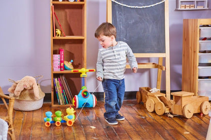 TOMY Toomies Quack Along Ducks Pull Along Toy | Educational Toddler Toy with Colours and Sounds | Learn to Walk Baby Toy Suitable From 12 Months, 1, 2+ Year Olds Boys & Girls, Multicoloured