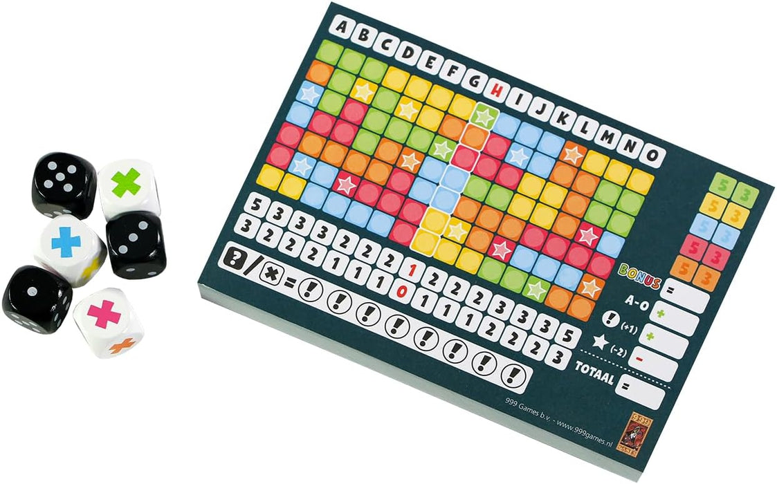 999Games - Time and time again Dice Game - from 8 years - One of the best games of 2016 - Inka & Markus Brand - Roll and write - for 1 to 6 players - 999-KEE01, Multicolored