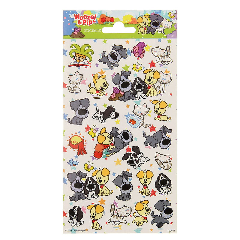 FUNNY PRODUCTS 100611 Woezel & Pip Stickers, Multi-Colour