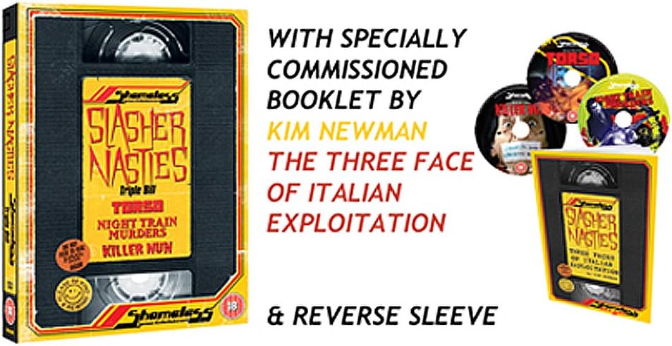 Shameless Slasher Nasties (Killer Nun / Torso / Night Train Murders)