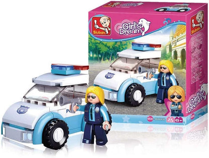 Sluban M38-B0600B Woman with Police Car, Multi-Colors