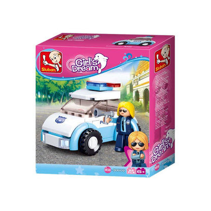 Sluban M38-B0600B Woman with Police Car, Multi-Colors