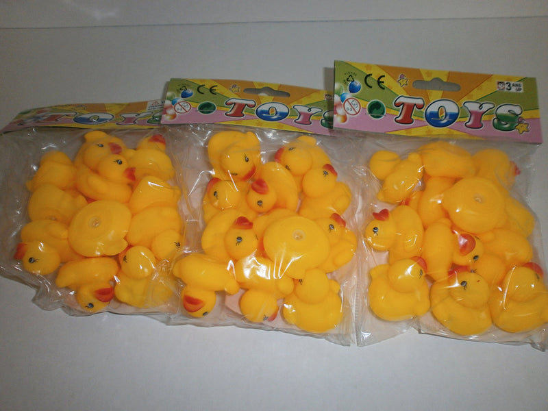 Set of 24 bath duck, bath duck, approx. 3.5 cm each.