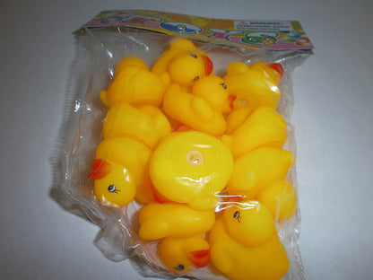 Set of 24 bath duck, bath duck, approx. 3.5 cm each.