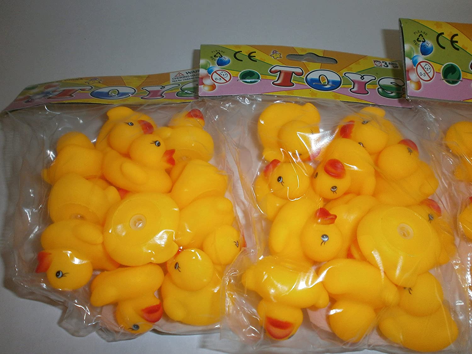 Set of 24 bath duck, bath duck, approx. 3.5 cm each.