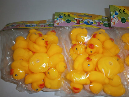 Set of 24 bath duck, bath duck, approx. 3.5 cm each.