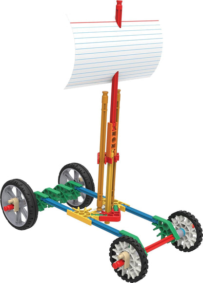 K'NEX STEAM Education Vehicles Building Set 7 Functioning Models Educational Toys for Kids, 131 Piece STEM Learning Kit, Engineering for Kids, Construction Toys for Kids Aged 8+ Basic Fun 79320