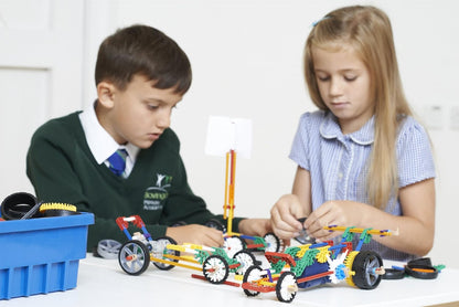 K'NEX STEAM Education Vehicles Building Set 7 Functioning Models Educational Toys for Kids, 131 Piece STEM Learning Kit, Engineering for Kids, Construction Toys for Kids Aged 8+ Basic Fun 79320