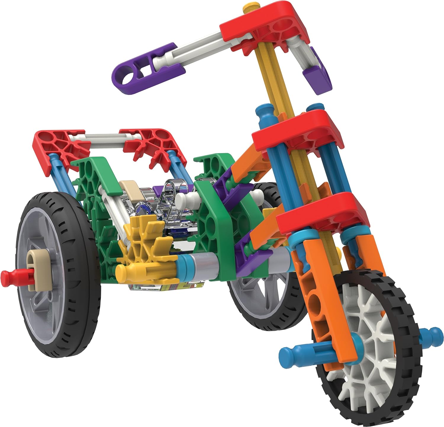 K'NEX STEAM Education Vehicles Building Set 7 Functioning Models Educational Toys for Kids, 131 Piece STEM Learning Kit, Engineering for Kids, Construction Toys for Kids Aged 8+ Basic Fun 79320