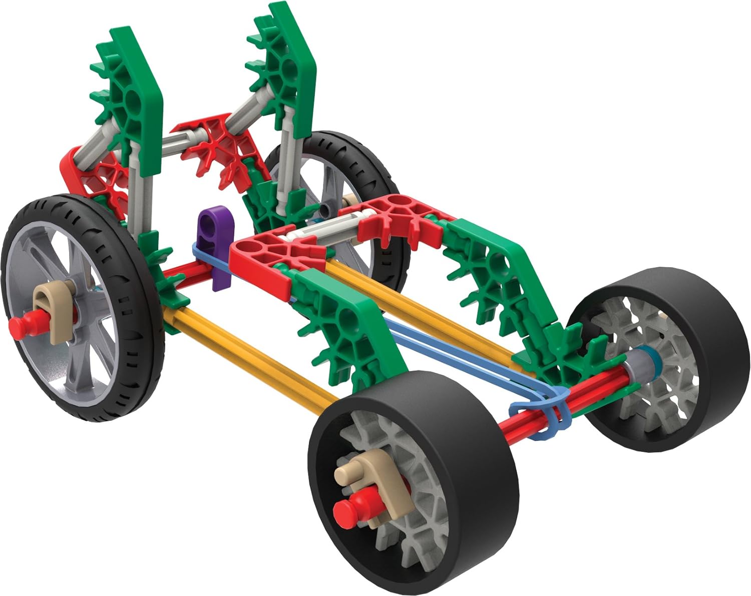 K'NEX STEAM Education Vehicles Building Set 7 Functioning Models Educational Toys for Kids, 131 Piece STEM Learning Kit, Engineering for Kids, Construction Toys for Kids Aged 8+ Basic Fun 79320