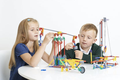 K'NEX STEAM Education Levers and Pulleys Building Set Educational Toys for Kids, 139 Piece STEM Learning Kit, Engineering for Kids, Construction Toys for Kids Ages 8+ Basic Fun 79319