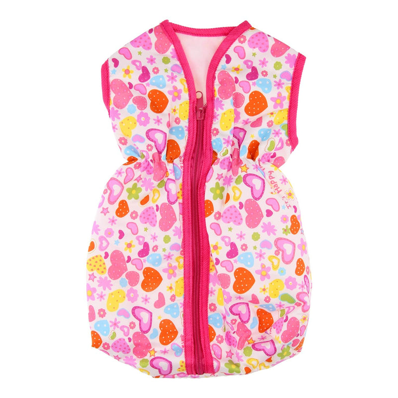 Johntoy 27594 Baby Rose Dolls Sleeping Bag, Pink