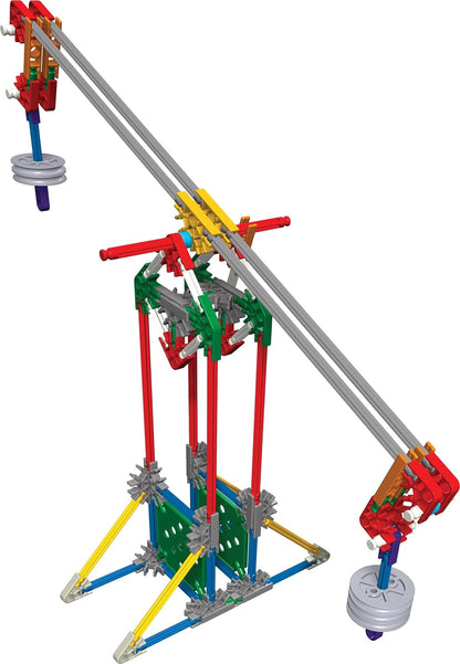 K'NEX 78640 Intro to Simple Machines: Levers and Pulleys Building Set, Educational Toys for Kids, 178 Piece STEM Learning Kit, Engineering for Kids, Construction Toys for Kids Aged 8+