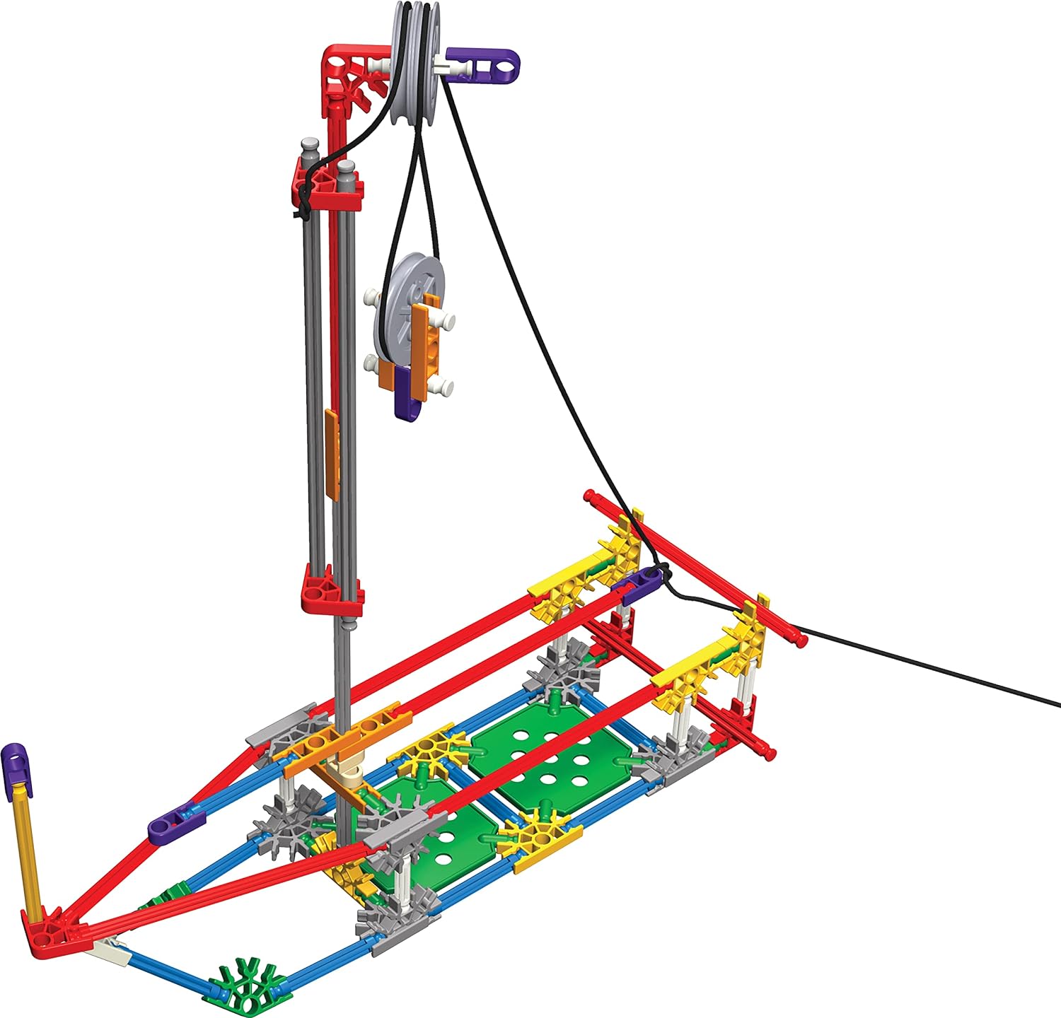 K'NEX 78640 Intro to Simple Machines: Levers and Pulleys Building Set, Educational Toys for Kids, 178 Piece STEM Learning Kit, Engineering for Kids, Construction Toys for Kids Aged 8+