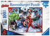 Ravensburger Marvel Avengers 100 Piece Jigsaw Puzzle with Extra Large Pieces for Kids Age 6 Years and Up & Marvel Avengers Assemble 3 x 49 Piece Jigsaw Puzzles for Kids Age 5 Years Up